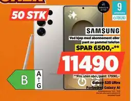 POWER Galaxy S25 Ultra, NOK 11490 tilbud