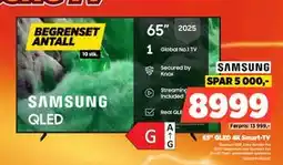 POWER 65 QLED 4K Smart-TV, NOK 8999 tilbud