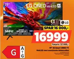 POWER 75 4K Smart QNED-TV, NOK 16999 tilbud