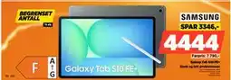POWER Galaxy Tab S10 FE+, NOK 4444 tilbud