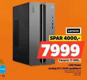 POWER LOQ Tower, NOK 7999 tilbud