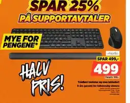POWER Trådløst tastatur og mus inkludert, NOK 499 tilbud