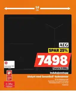 POWER Induksjonstopp, NOK 7498 tilbud