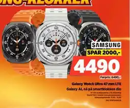 POWER Galaxy Watch Ultra 47 mm LTE, NOK 4490 tilbud
