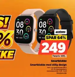 POWER Smartklokke, NOK 249 tilbud