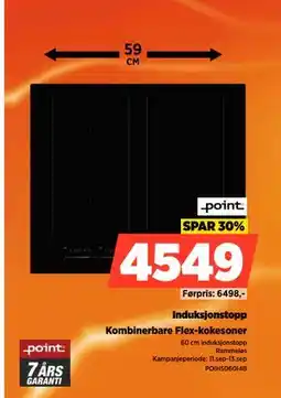 POWER Induksjonstopp, NOK 4549 tilbud