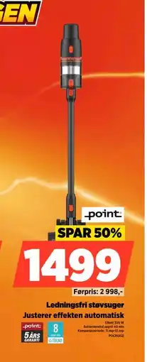 POWER Ledningsfri støvsuger, NOK 1499 tilbud