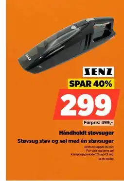 POWER Håndholdt støvsuger, NOK 299 tilbud