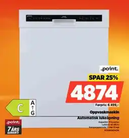 POWER Oppvaskmaskin, NOK 4874 tilbud
