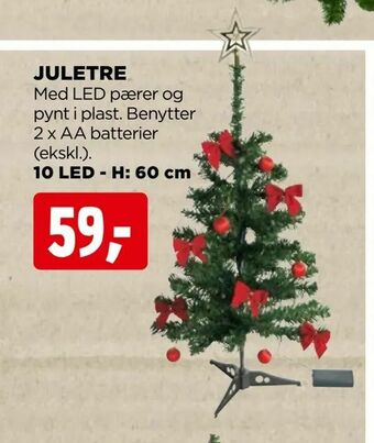 jem & fix Juletre tilbud