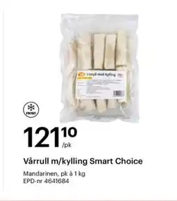 Storcash Vårrull m/kylling Smart Choice tilbud
