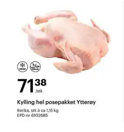 Storcash Kylling hel posepakket Ytterøy tilbud