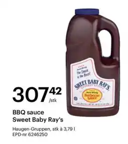 Storcash BBQ sauce Sweet Baby Ray's tilbud