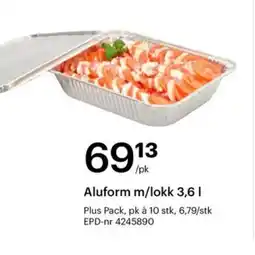 Storcash Aluform m/lokk tilbud