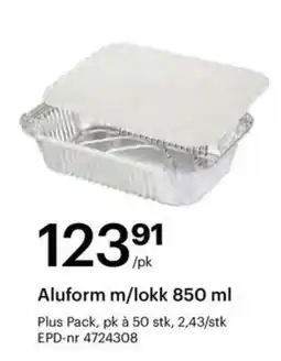 Storcash Aluform m/lokk tilbud