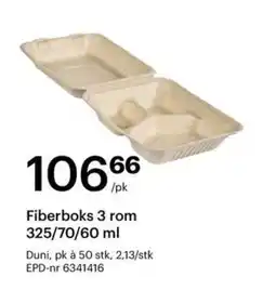 Storcash Fiberboks 3 rom tilbud