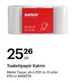 Storcash Toalettpapir Katrin tilbud