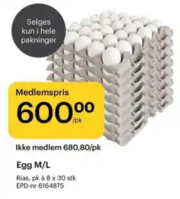 Storcash Egg M/L tilbud