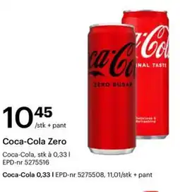 Storcash COCA-COLA Zero tilbud