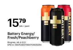 Storcash BATTERY Energy Fresh Peachberry tilbud