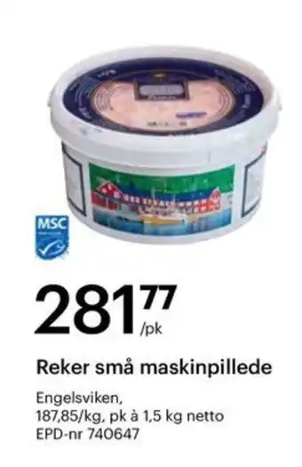 Storcash Reker små maskinpillede tilbud