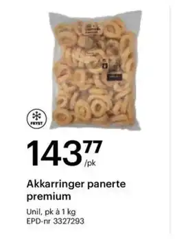 Storcash Akkarringer panerte premium tilbud