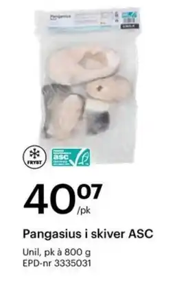 Storcash Pangasius i skiver ASC tilbud