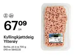 Storcash Kyllingkjøttdeig Ytterøy tilbud