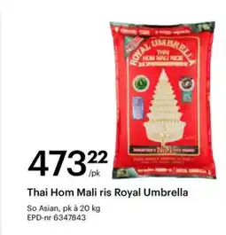 Storcash Thai Hom Mali ris Royal Umbrella tilbud
