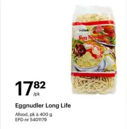 Storcash Eggnudler Long Life tilbud