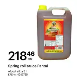 Storcash Spring roll sauce Pantai tilbud
