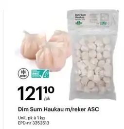 Storcash Dim Sum Haukau m/reker ASC tilbud