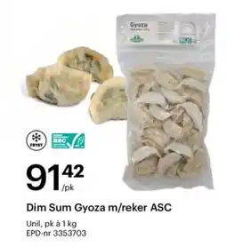 Storcash Dim Sum Gyoza m/reker ASC tilbud