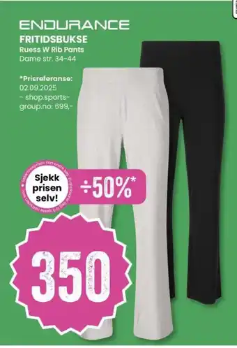 Sport Outlet Fritidsbukse tilbud