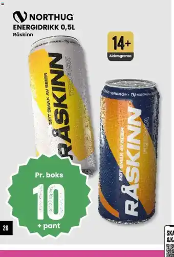 Sport Outlet Energidrikk tilbud