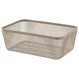 IKEA Ikea 365+ Matoppbevaringskurv, metall/lys gråbrun, 30x20x11 cm tilbud