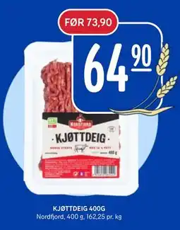 Rema 1000 KJØTTDEIG 400G, NOK 64.9 tilbud