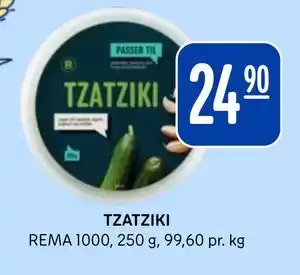 Rema 1000 TZATZIKI, NOK 24.9 tilbud