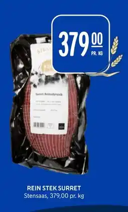 Rema 1000 REIN STEK SURRET, NOK 379 tilbud