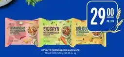 Rema 1000 UTVALTE GRØNNSAKSBLANDINGER, NOK 29 tilbud