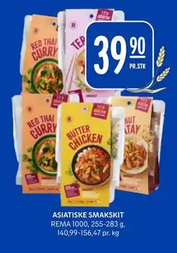 Rema 1000 ASIATISKE SMAKSKIT, NOK 39.9 tilbud