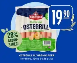 Rema 1000 OSTEGRILL M/ GRØNNSAKER, NOK 19.9 tilbud
