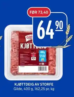 Rema 1000 KJØTTDEIG AV STORFE, NOK 64.9 tilbud
