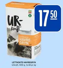 Rema 1000 LETTKOKTE HAVREGRYN, NOK 17.5 tilbud