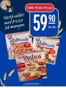 Rema 1000 UTVALGT DR. OETKER PIZZA, NOK 59.9 tilbud