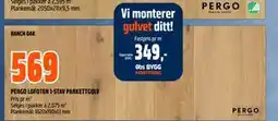 Obs Bygg PERGO LOFOTEN 1-STAV PARKETTGULV, NOK 569 tilbud