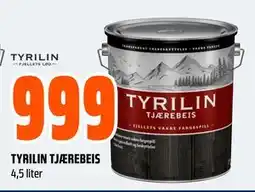 Obs Bygg TYRILIN TJÆREBEIS, NOK 999 tilbud
