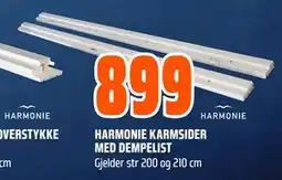 Obs Bygg HARMONIE KARMSIDER MED DEMPELIST, NOK 899 tilbud