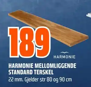 Obs Bygg HARMONIE MELLOMLIGGENDE STANDARD TERSKEL, NOK 189 tilbud
