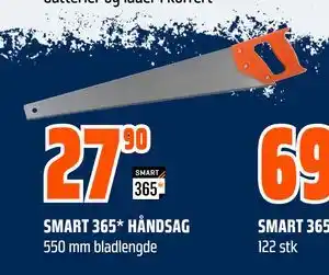 Obs Bygg SMART 365* HÅNDSAG, NOK 27.9 tilbud